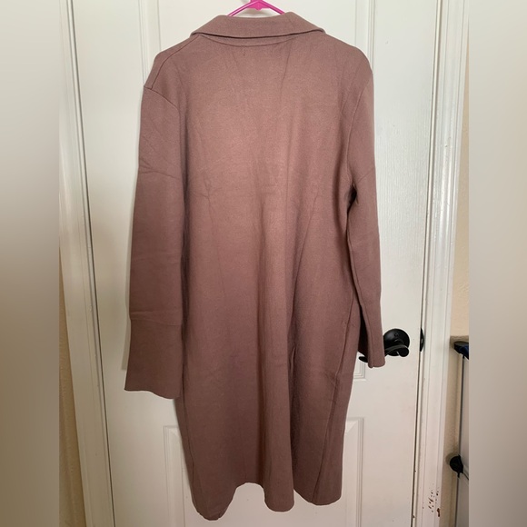 Lillusory Women’s Nutmeg Long Dressy Coatigan Jacket - XL - Bleach Stained - Picture 3 of 12